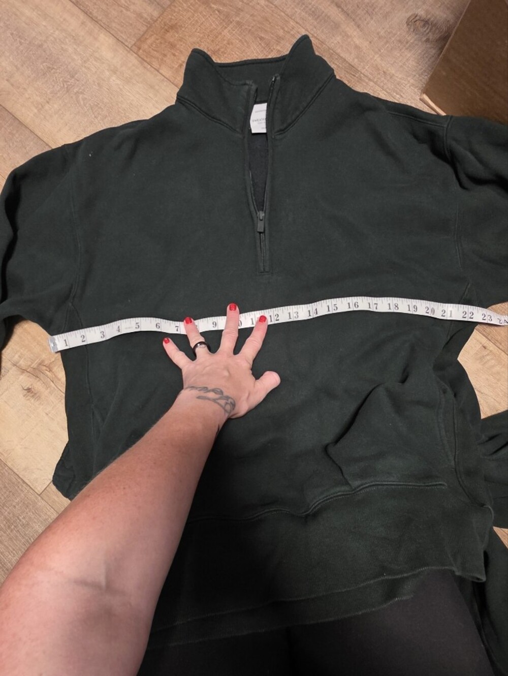 Aritzia Forest Green Set Oversized Small - Picture 6 of 8